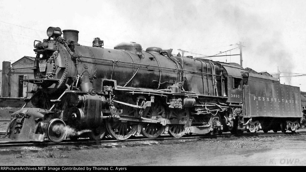 PRR 3880, K-4S, c. 1955